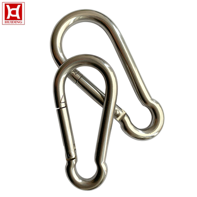 Hochleistungshohe Härte des frühlings-Edelstahl-Karabinerhaken-M8 Carabiner