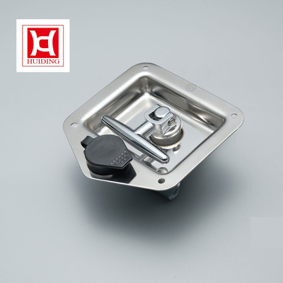 Edelstahl-Paddelschlösser mit Standardschlüssel und T-Klappgriff HD858